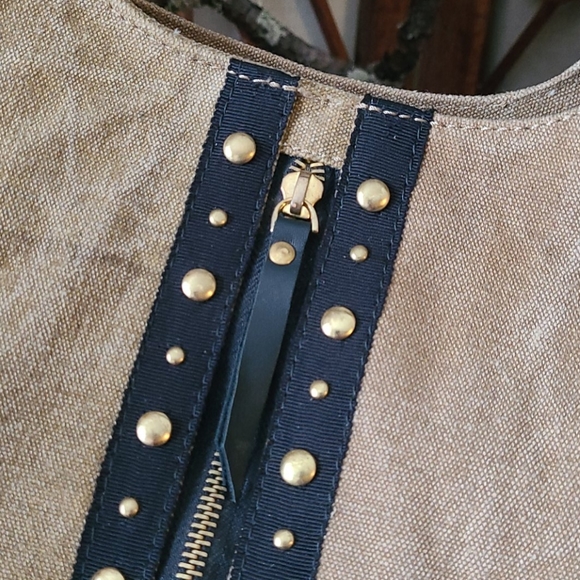 MONA B LARGE STUDS AND RIBBON MULTI HANDBAG - Picture 7 of 16